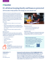 Life Insurance Product Flyer